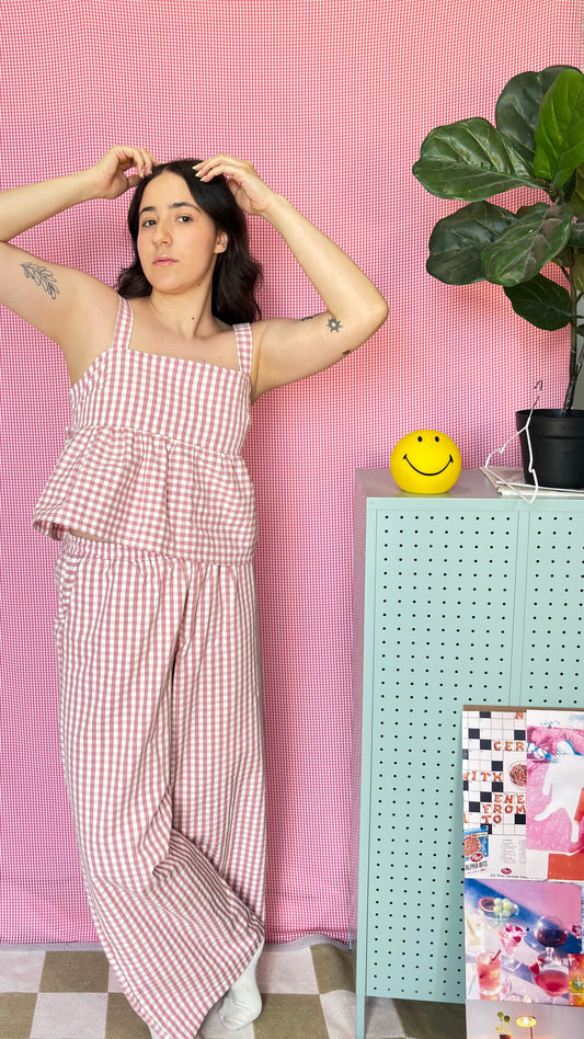 ruffle tie top