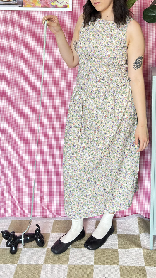 rooshed dress