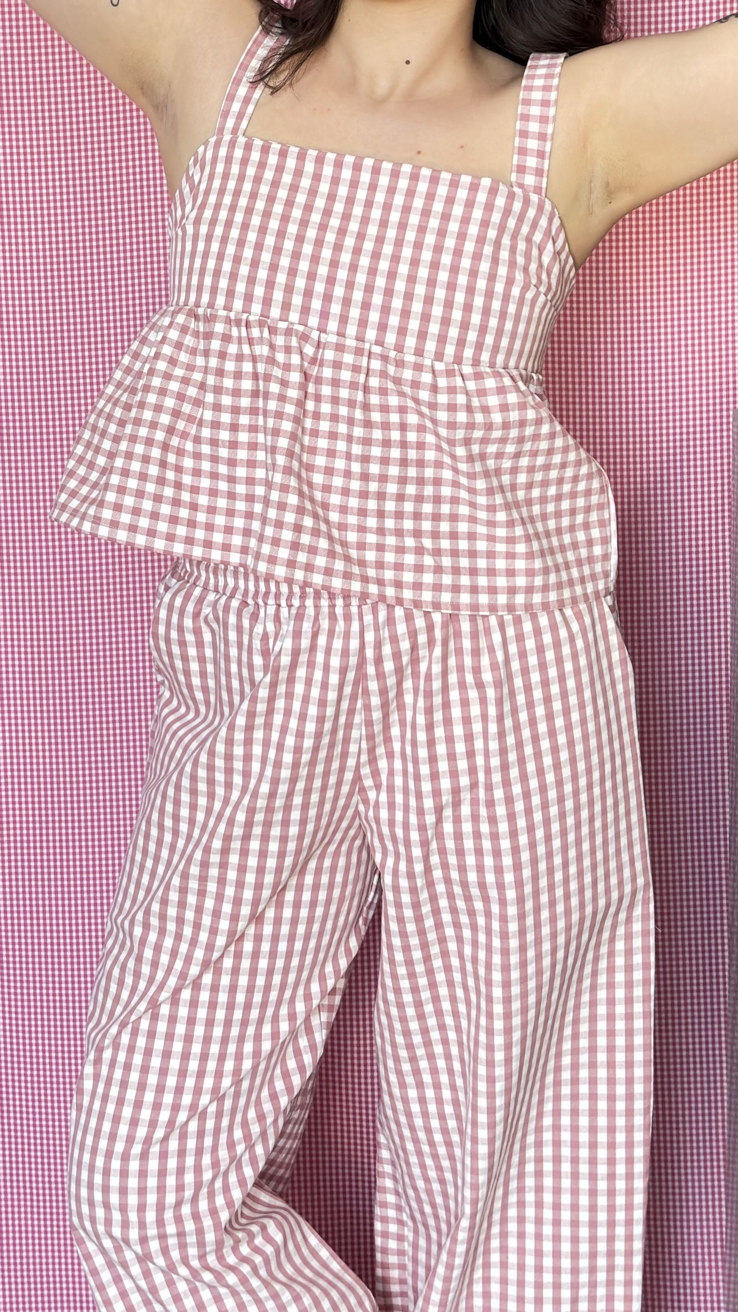 ruffle tie top