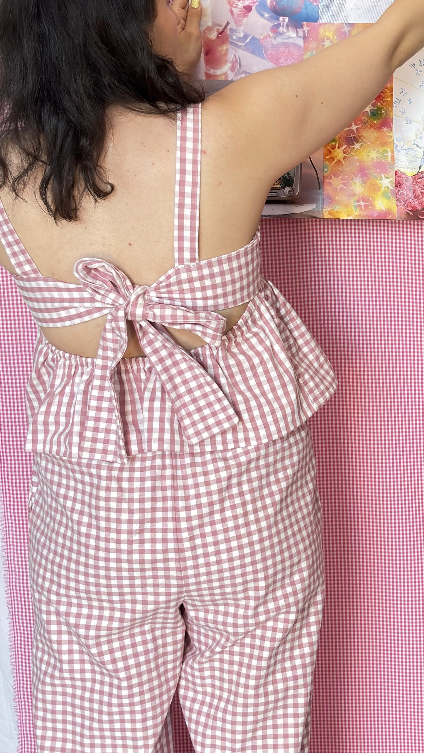 ruffle tie top